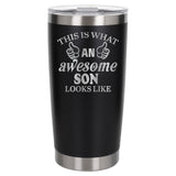 Black Thermal Metal Coffee Cup