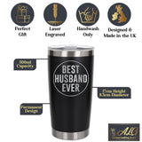 Black Thermal Metal Coffee Cup
