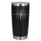Black Thermal Metal Coffee Cup