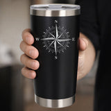 Black Thermal Metal Coffee Cup