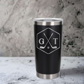Black Thermal Metal Coffee Cup