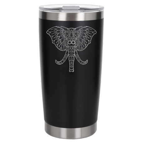 Black Thermal Metal Coffee Cup