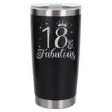 Black Thermal Metal Coffee Cup