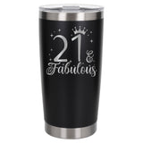 Black Thermal Metal Coffee Cup