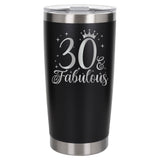 Black Thermal Metal Coffee Cup