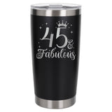 Black Thermal Metal Coffee Cup