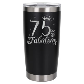 Black Thermal Metal Coffee Cup