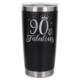 Black Thermal Metal Coffee Cup