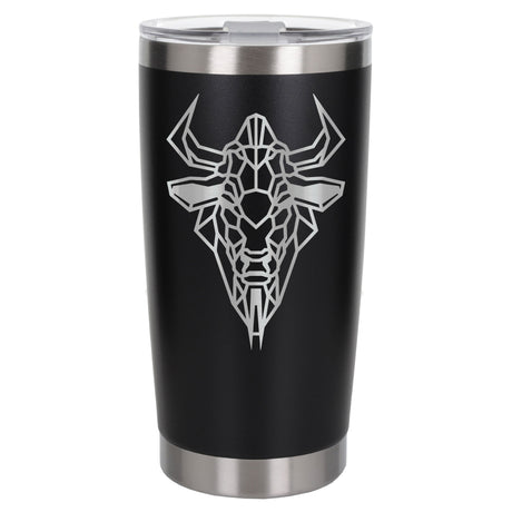 Black Thermal Metal Coffee Cup
