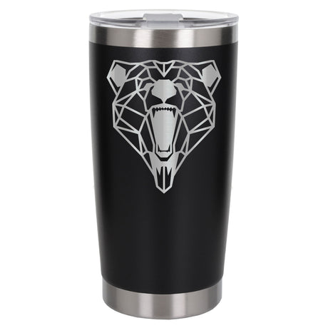 Black Thermal Metal Coffee Cup