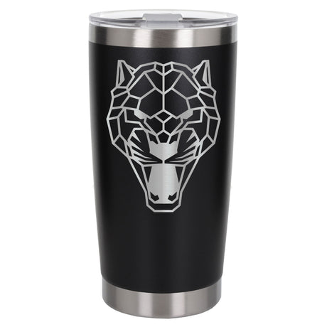 Black Thermal Metal Coffee Cup