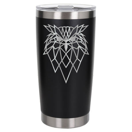 Black Thermal Metal Coffee Cup