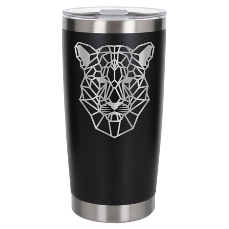 Black Thermal Metal Coffee Cup