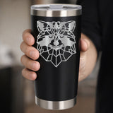 Black Thermal Metal Coffee Cup