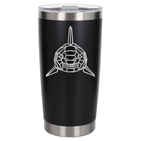 Black Thermal Metal Coffee Cup