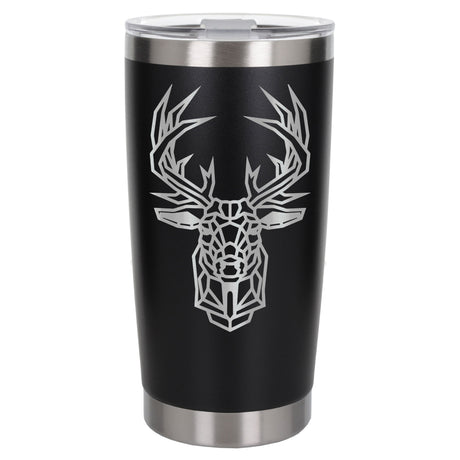 Black Thermal Metal Coffee Cup