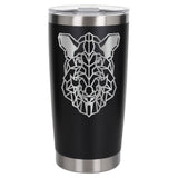 Black Thermal Metal Coffee Cup