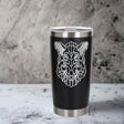 Black Thermal Metal Coffee Cup