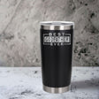 Black Thermal Metal Coffee Cup