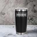 Black Thermal Metal Coffee Cup