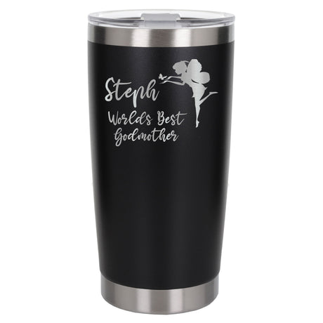 Black Thermal Metal Coffee Cup