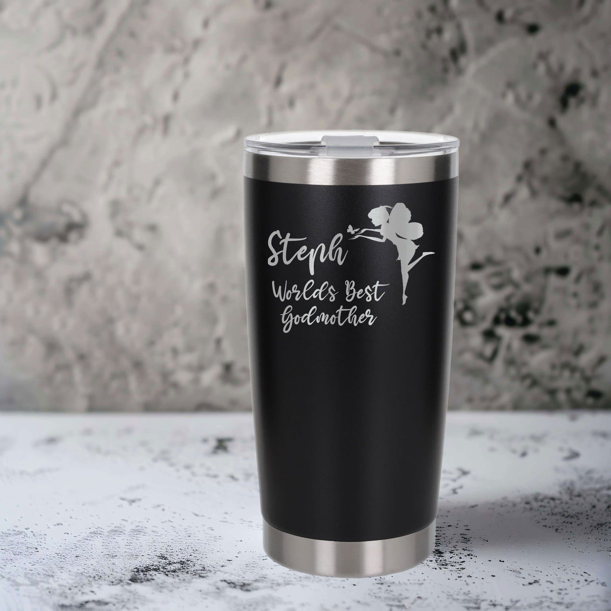 Black Thermal Metal Coffee Cup