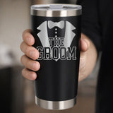 Black Thermal Metal Coffee Cup