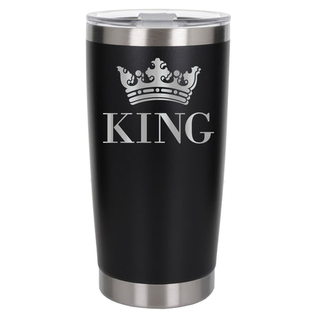 Black Thermal Metal Coffee Cup