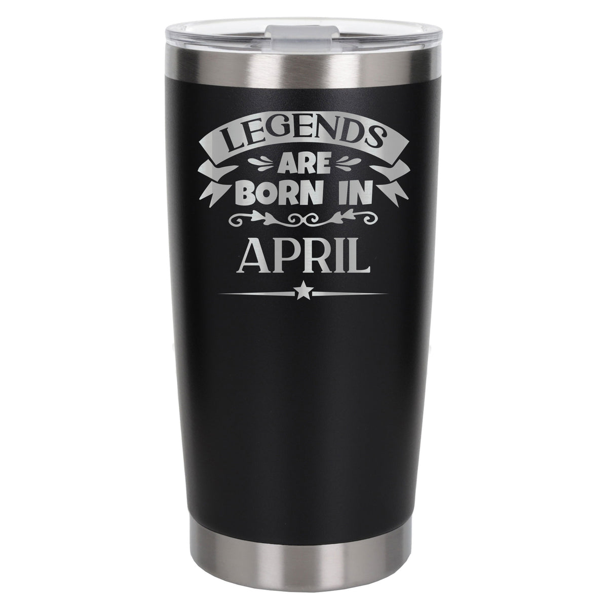 Black Thermal Metal Coffee Cup