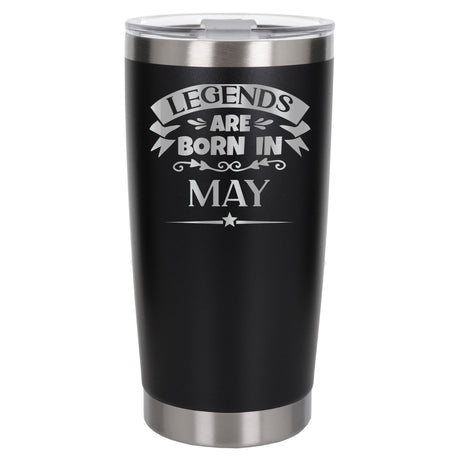 Black Thermal Metal Coffee Cup