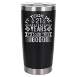 Black Thermal Metal Coffee Cup