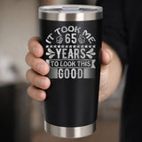 Black Thermal Metal Coffee Cup