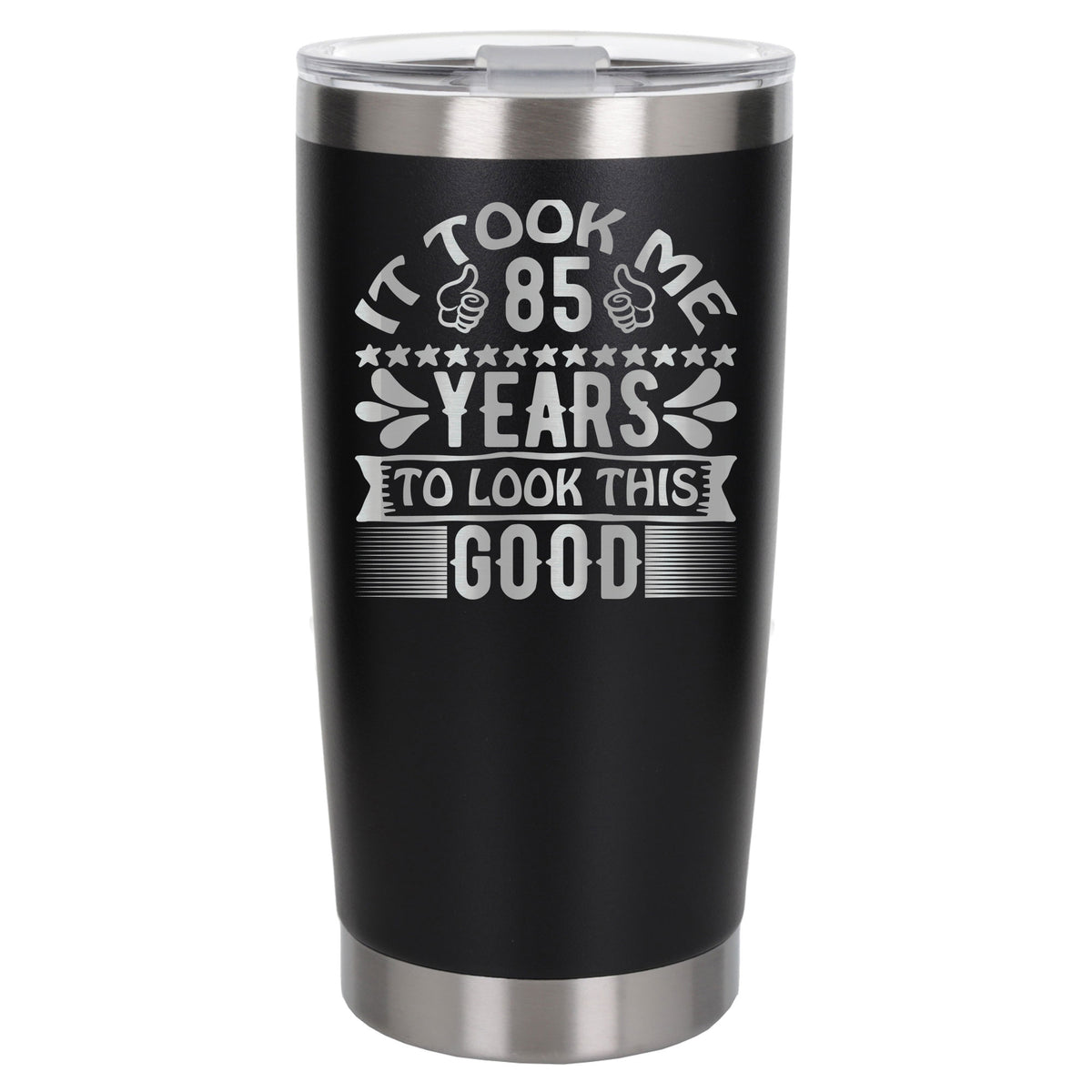Black Thermal Metal Coffee Cup