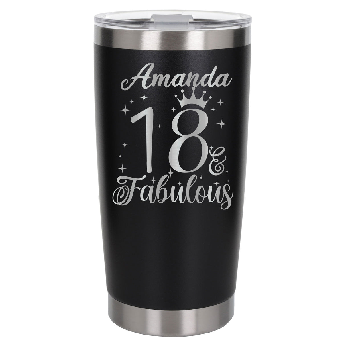 Black Thermal Metal Coffee Cup