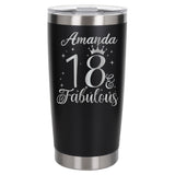 Black Thermal Metal Coffee Cup