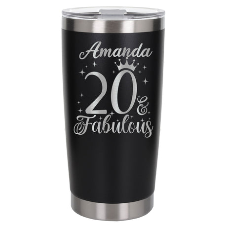 Black Thermal Metal Coffee Cup