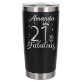 Black Thermal Metal Coffee Cup