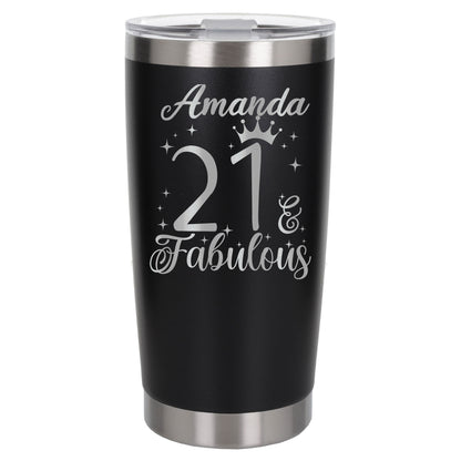 Black Thermal Metal Coffee Cup