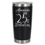 Black Thermal Metal Coffee Cup