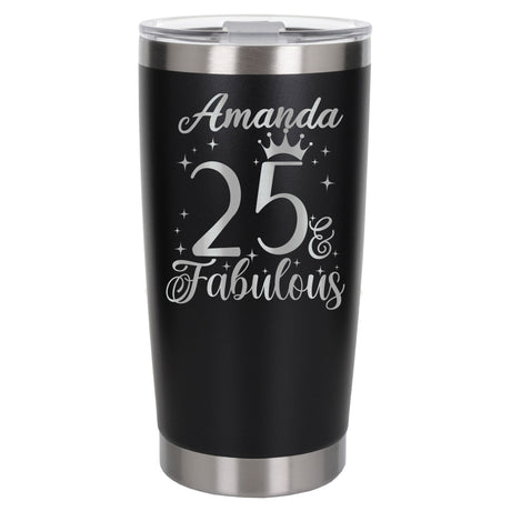 Black Thermal Metal Coffee Cup