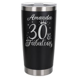Black Thermal Metal Coffee Cup