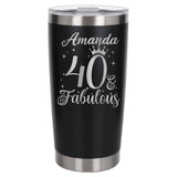 Black Thermal Metal Coffee Cup