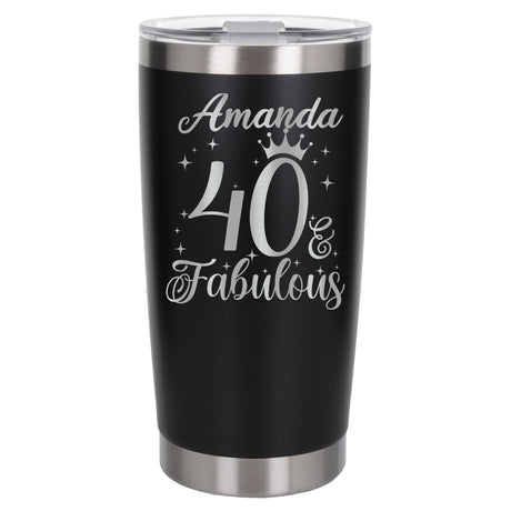 Black Thermal Metal Coffee Cup