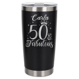 Black Thermal Metal Coffee Cup