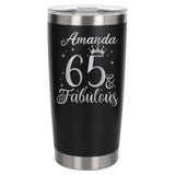 Black Thermal Metal Coffee Cup
