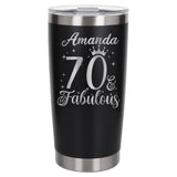 Black Thermal Metal Coffee Cup