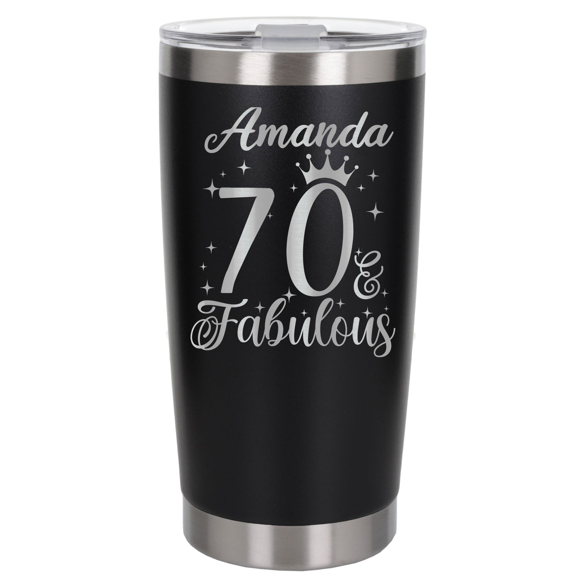 Black Thermal Metal Coffee Cup
