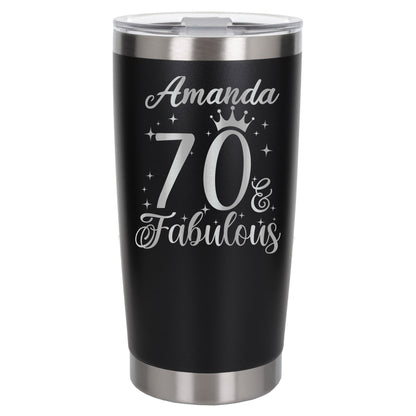 Black Thermal Metal Coffee Cup