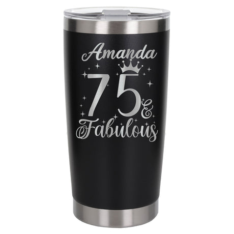 Black Thermal Metal Coffee Cup