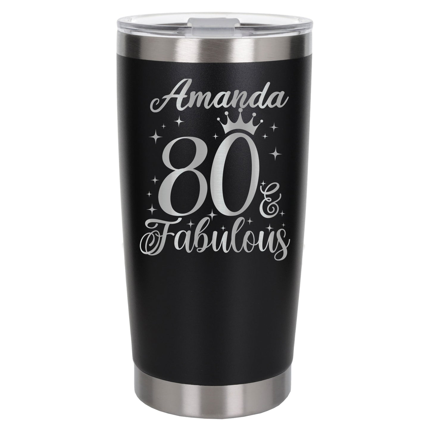 Black Thermal Metal Coffee Cup